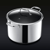Hybrid Stock Pot with Lid, 10-Qt