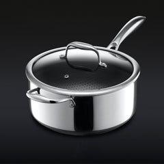 Hybrid Saucepan with Lid, 5-Qt