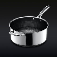 Hybrid Saucepan with Lid, 5-Qt