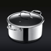 Hybrid Stock Pot With Lid, 8-Qt