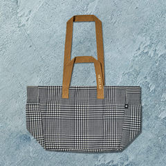 The Everything Everywhere Bag (Houndstooth-Onyx)