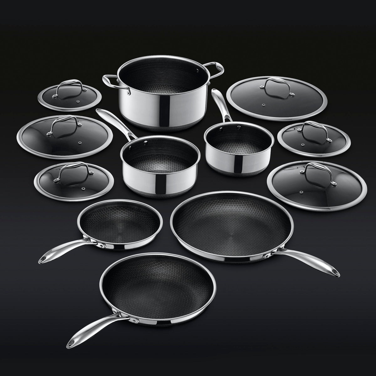 Hybrid Pots & Pans Set, 12-pc